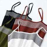 Women's Knitted Sling Vest - Minimalist Summer Crop Top