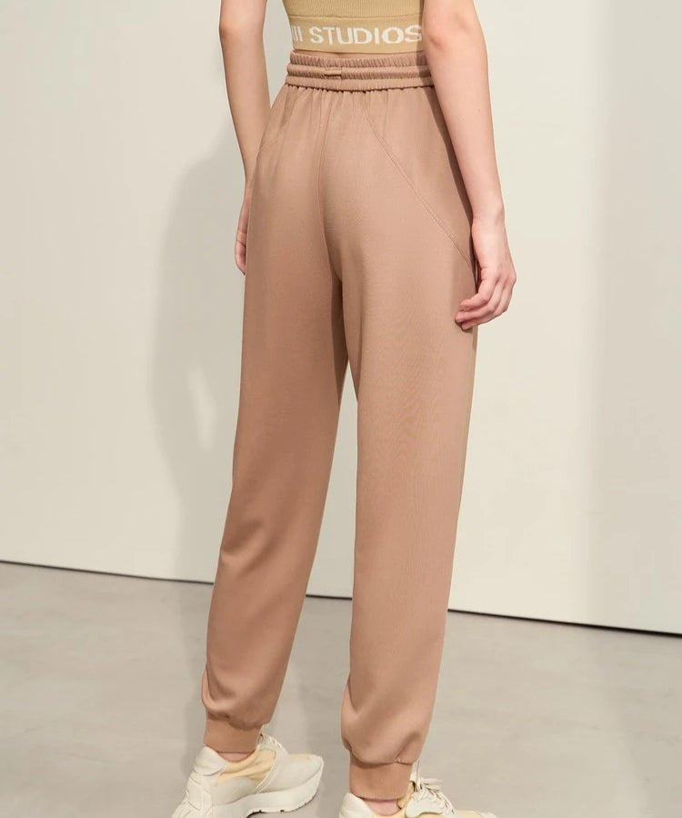 Women's Minimalist Loose Patchwork Pants - Casual Streetwear