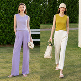 Women's Knitted Sleeveless Vest - Minimalist Summer Office Camisole