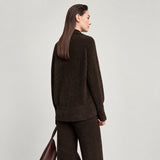 Women's Minimalist Pullover Sweater - Autumn Loose Fit Top