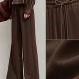 Minimalist Knitted Flared Pants - Autumn Casual Women's Trousers