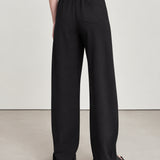 Minimalist Wide Leg Trousers - Casual Elastic Waist Fashion Pants