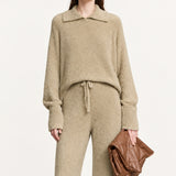 Women's Minimalist Pullover Sweater - Autumn Loose Fit Top