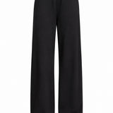 Minimalist Wide Leg Trousers - Casual Elastic Waist Fashion Pants
