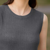 Women's Knitted Sleeveless Vest - Minimalist Summer Office Camisole