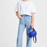 Women's Loose Gradient T-Shirt - Summer Letter Embroidery Tee