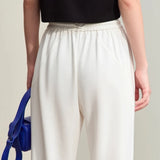 Women's Minimalist Loose Patchwork Pants - Casual Streetwear